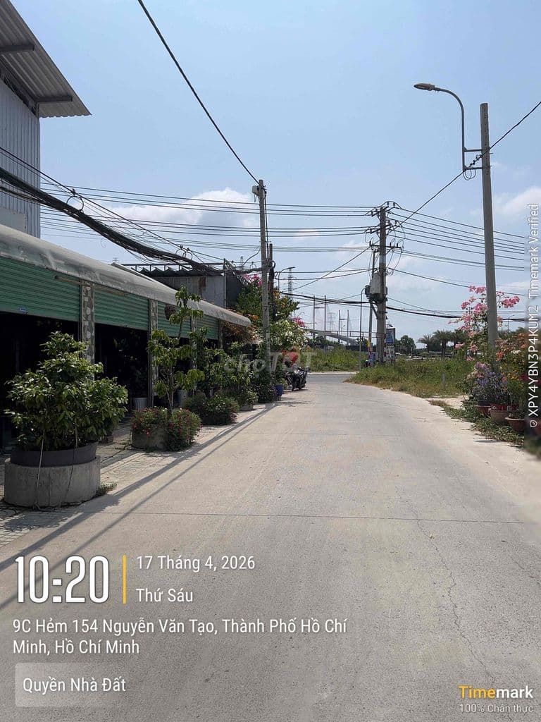 Đất thổ cư hẻm 154 Nguyễn Văn Tạo, Long Thới - Ảnh 2