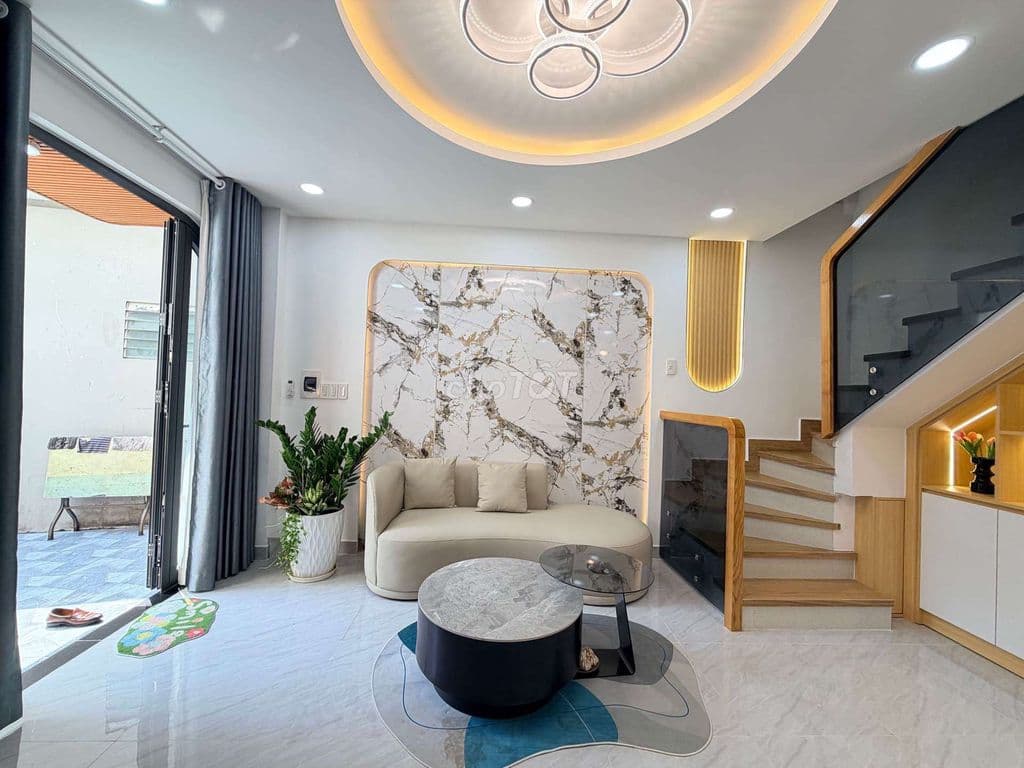 Nhà mới Phan Văn Trị, dọn vào ở liền, ngày chợ Cây Thị, 60m2 giá 6.65T - Ảnh 2