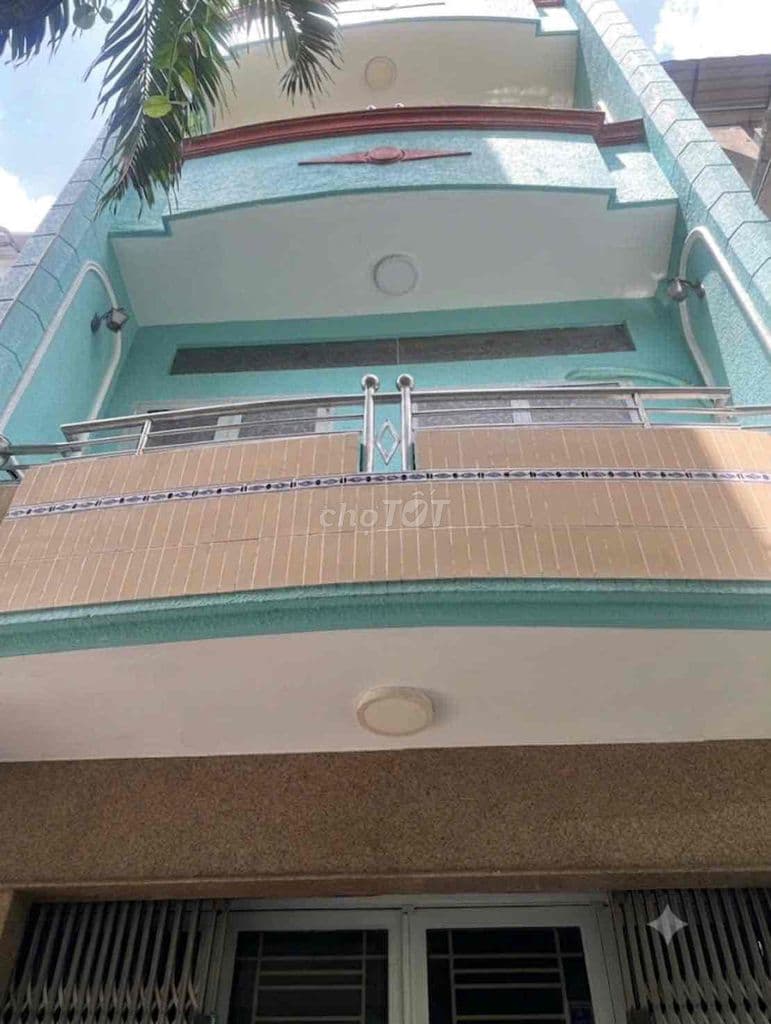 Bán nhà Tân Bình-Hẻm ô tô-Giáp Q11-Âu Cơ-P10-50m2 nở hậu-4,5x11-3tầng