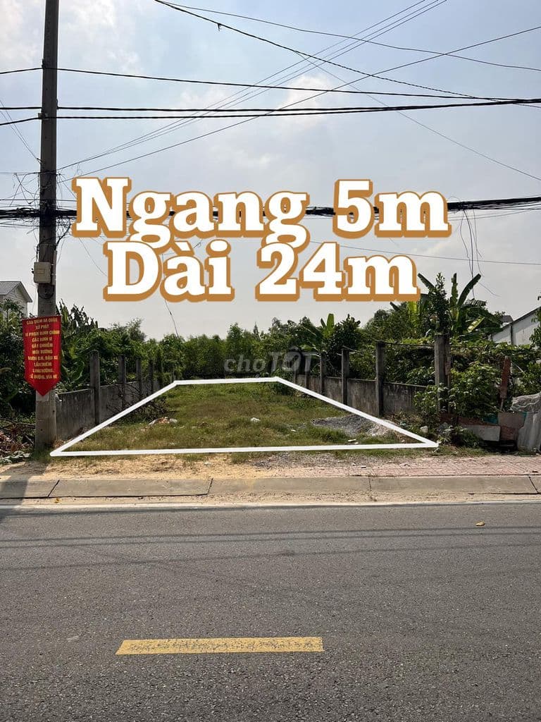 CHỦ CẦN BÁN ĐẤT ĐƯỜNG CÂY TRÔM MỸ KHÁNH PHƯỚC THẠNH CỦ CHI 123M2 780TR