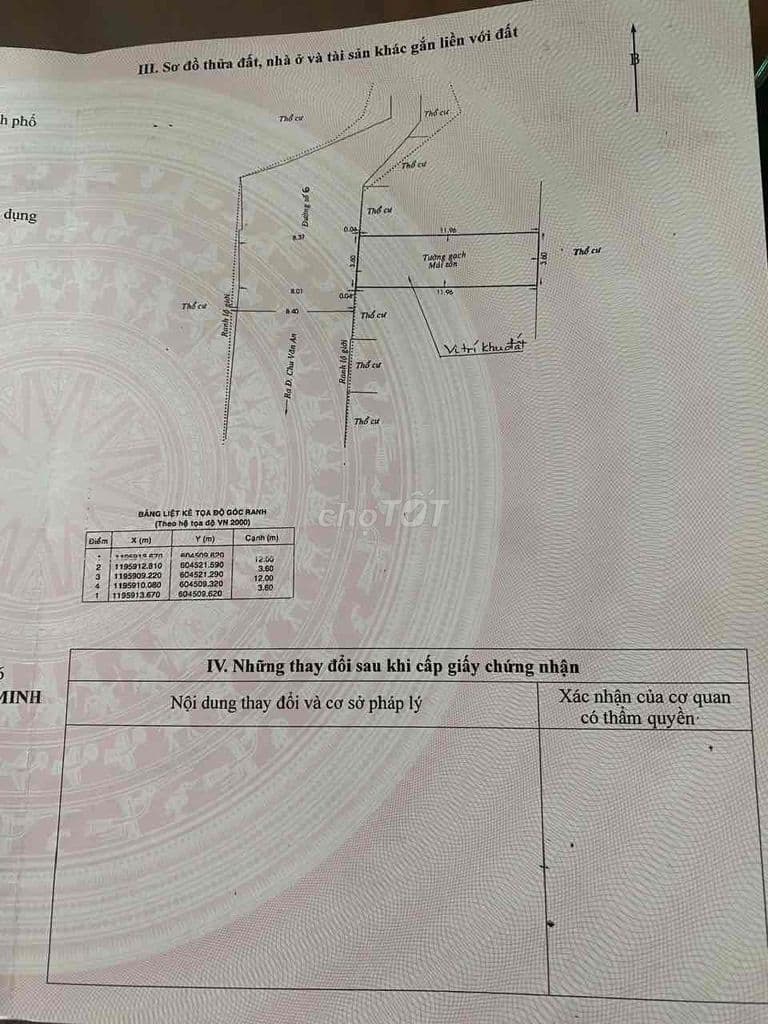 bán lô đất đường số 6 chu văn an bình thạnh