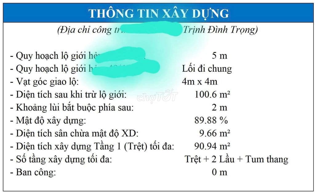 TRỊNH ĐÌNH TRỌNG - 114m2 (4.1x28) KHÔNG LỘ GIỚI KO QUY HOẠCH -3 PHÒNG - Ảnh 2