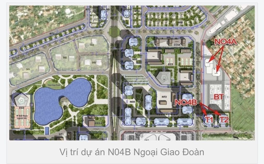 BÁN CC “CĂN GÓC 1601 - N04B - T2” - 151,4M² KĐT NGOẠI GIAO ĐOÀN, HN - Ảnh 3