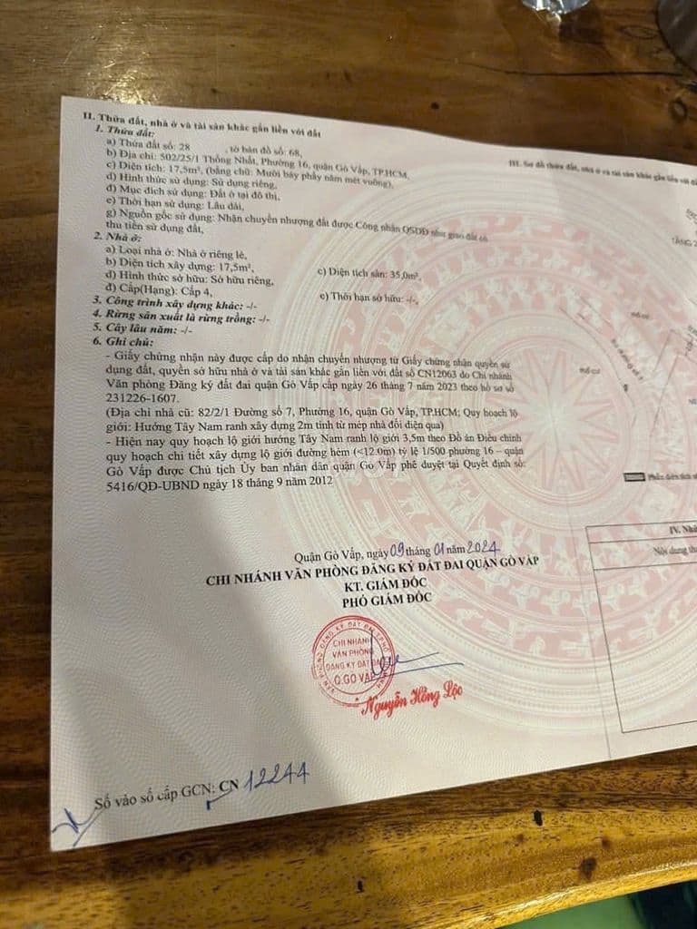 🔥 NHÀ RIÊNG GÒ VẤP – SỔ HỒNG RIÊNG – GIÁ TỐT CHO KHÁCH NHANH TAY 🔥