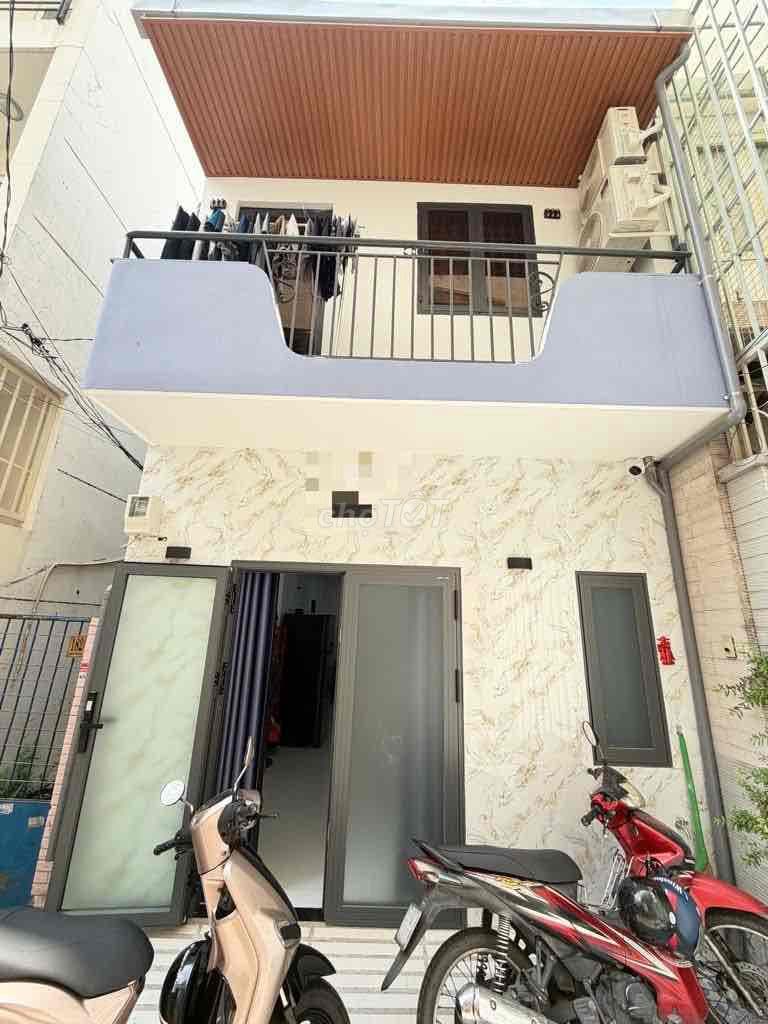 NHÀ. Bán. Bình thạnh NGÃ TƯ HÀNG XANH 35m2 - 2 tầng BTCT sát MẶT TIỀN - Ảnh 2