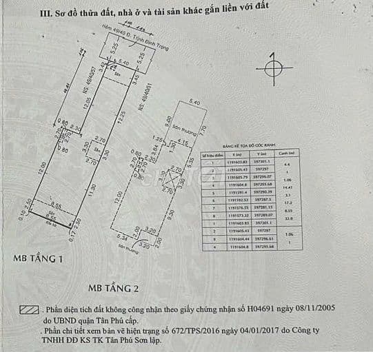 BÁN NHÀ HẺM Ô TÔ TRỊNH ĐÌNH TRỌNG 229 M2 - Ảnh 2