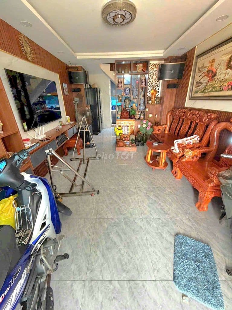 nhà bán mặt tiền đường 10m 2 lầu có sổ hồng - Ảnh 3