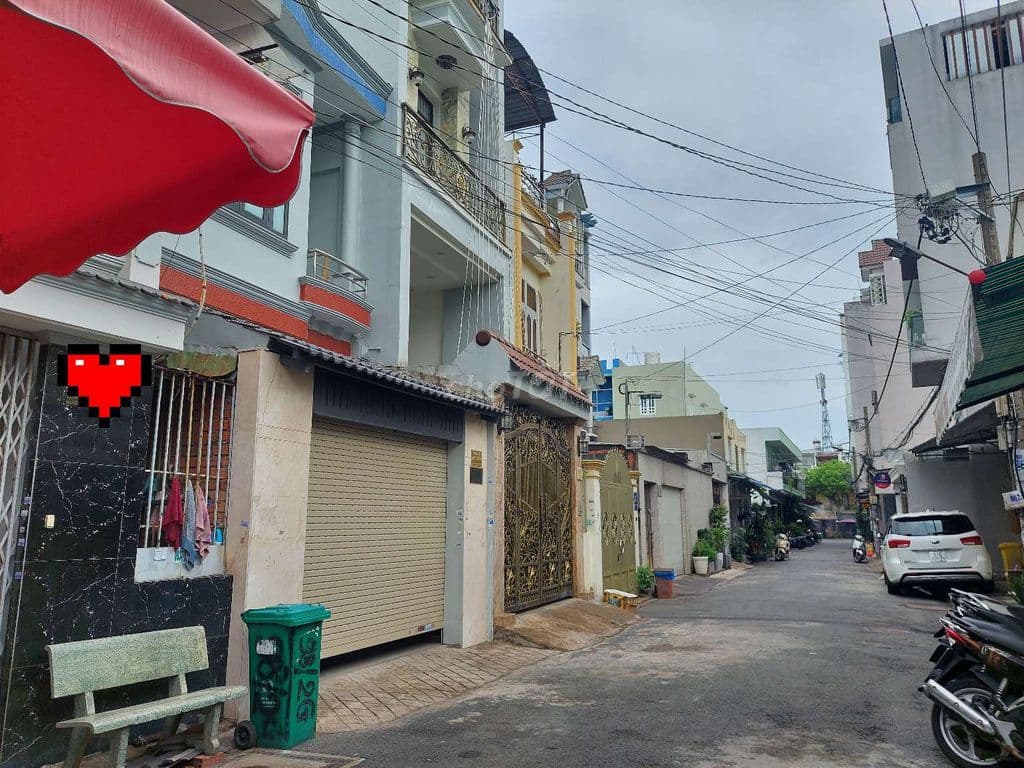 Chủ định cư bán nhà Nguyễn Phúc Chu, hẻm 8m, 4 tầng, 95m², 9,5 tỷ TL.