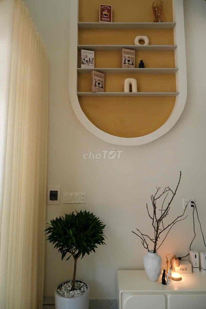nhà mới xây phong cách hiện đại wabi sabi hẻm 6m oto - Ảnh 3
