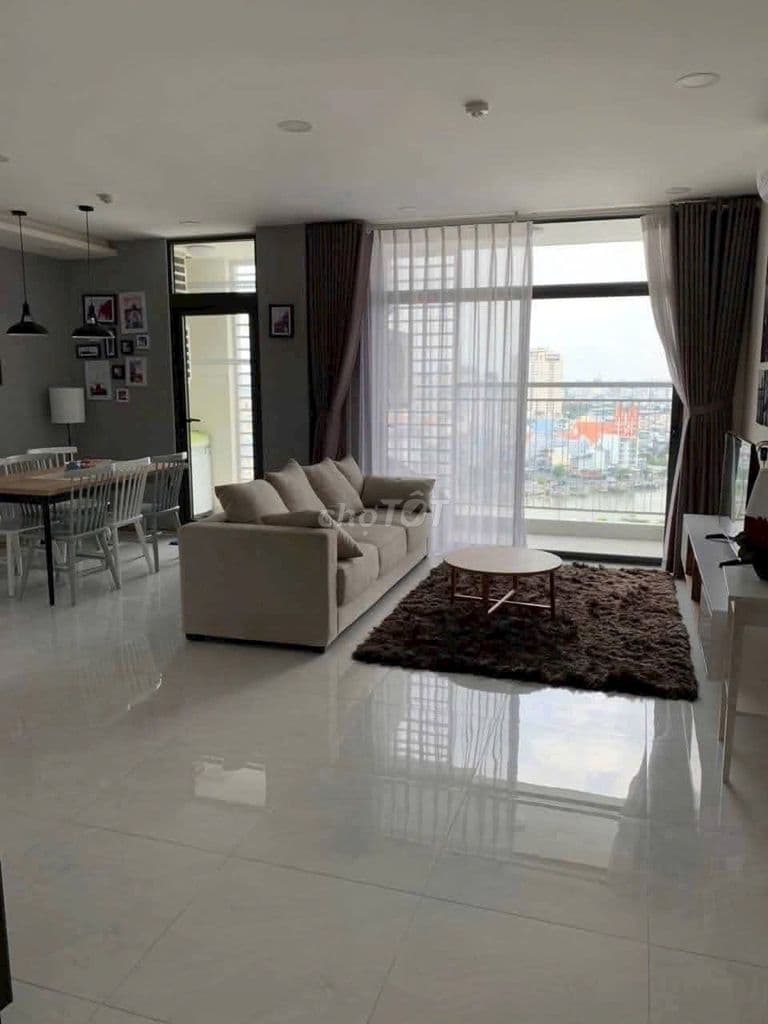 Căn hộ 3 phòng ngủ, diện tích 115m2, dự án riva park view sông