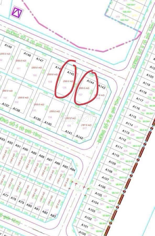 Bán 2 lô đất nền liền kề tại KDC Kim Sơn, Q. 7. DT: 200m2, giá TL