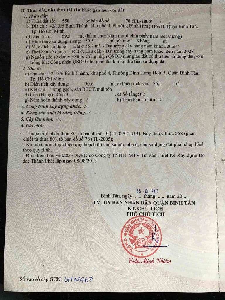 nhà 1 trệt 1 lầu 4x15 cách khu dân cư Vĩnh Lộc 50m