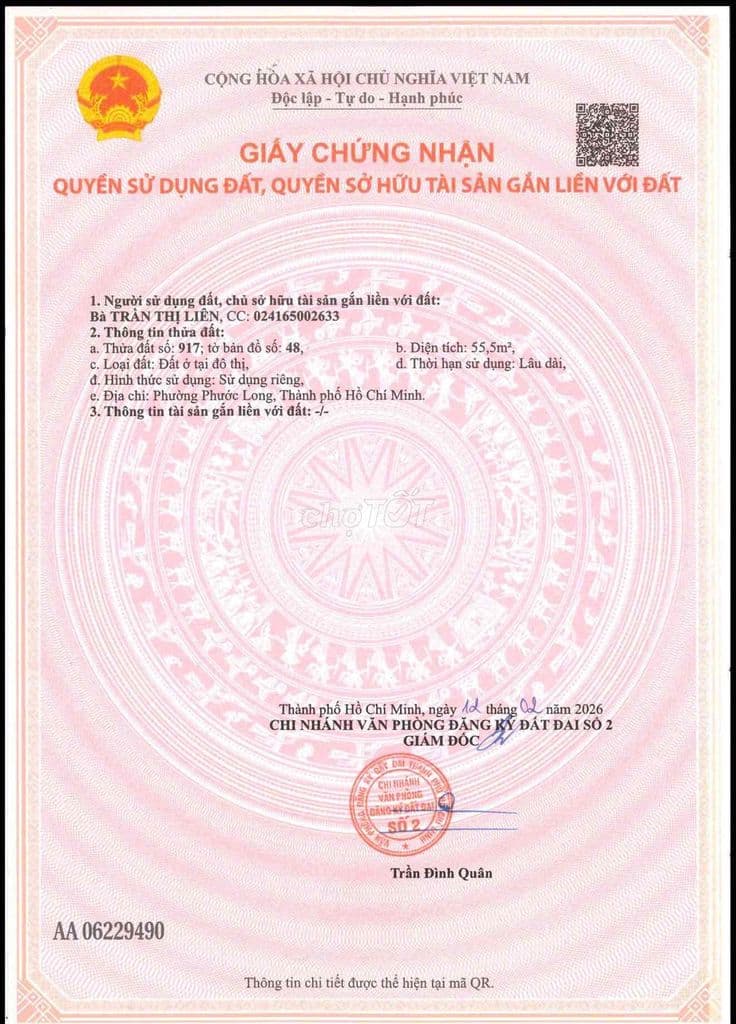 cần bán lô đất trồng rau