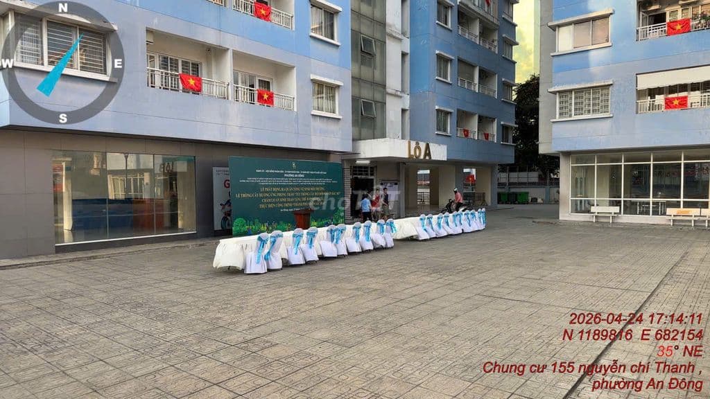 Căn hộ 2PN, 1WC tại Chung cư 155 Nguyễn Chí Thanh, 4,05 tỷ