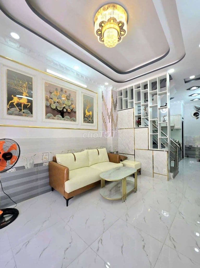 nhà sổ hồng hẻm xe hơi 8m 2 lầu 4pn kế Phú Mỹ Hưng quận 7 2.85 tỷ - Ảnh 3