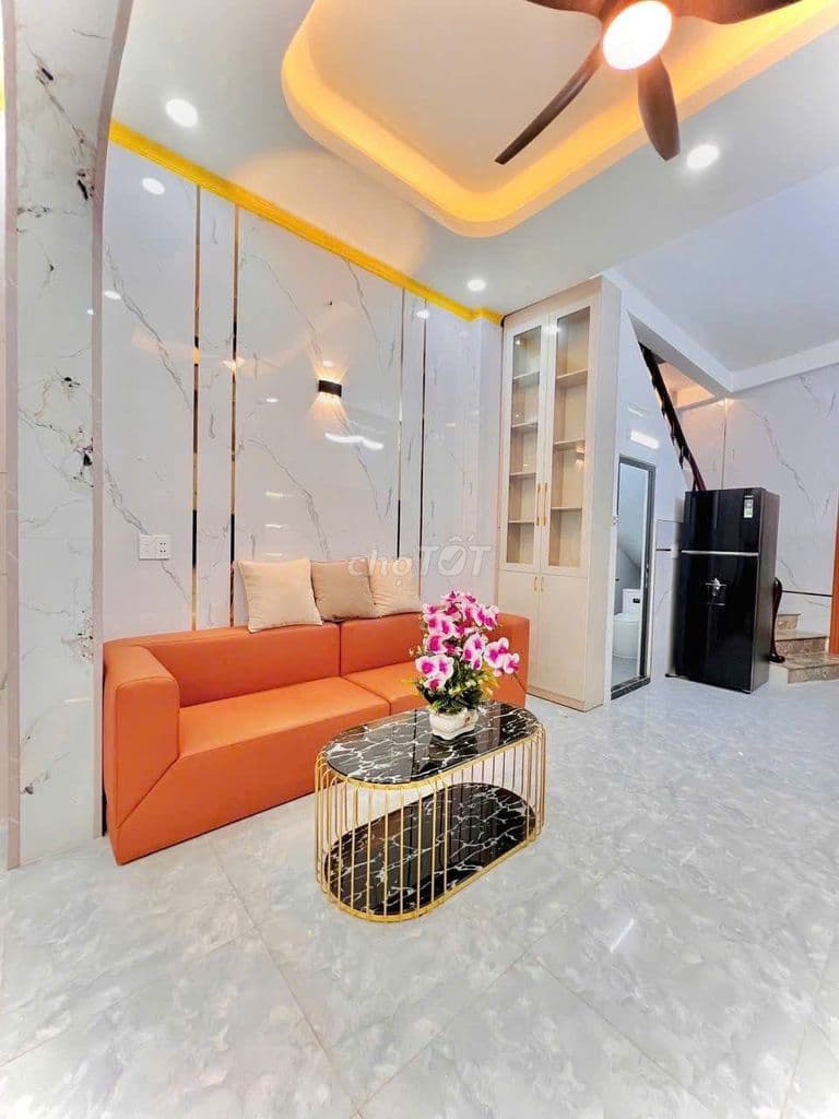 Bán nhà 2 tầng hẻm đẹp ĐS4 Lê Văn Tho p16, Gò Vấp dt 4,3x10m nở hậu - Ảnh 3