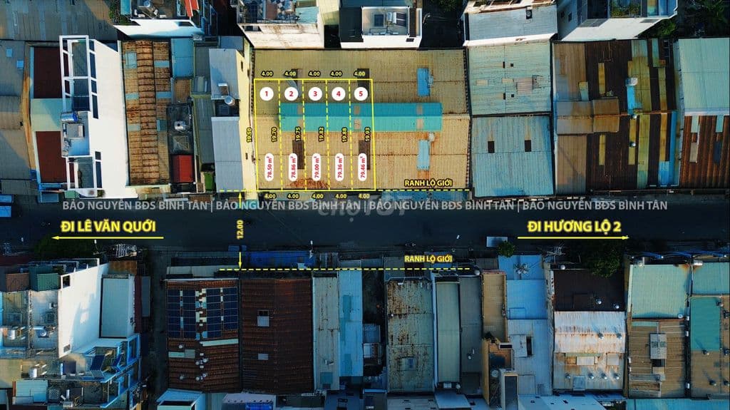 Bán Đất Mặt Tiền Hẻm Xe Tăng 413 Lê Văn Quới 4x20m Giá Tốt 8,6 Tỷ SHR - Ảnh 2