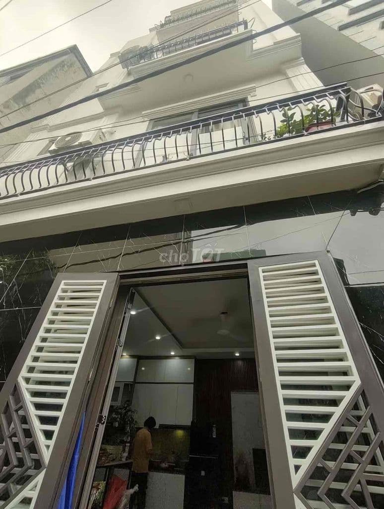 ĐA SỸ - NHÀ MỚI 5 TẦNG - MẶT TIỀN LỚN- NGÕ THÔNG Ô TÔ ĐỖ GIÁ 7 TỶ 85