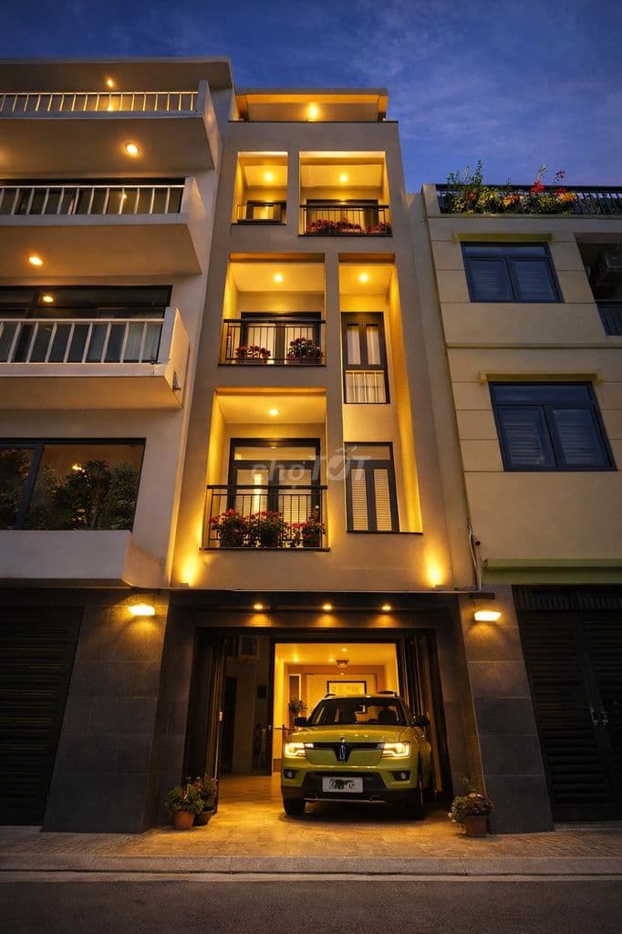 BÁN NHÀ HẺM XE HƠI🔸HUỲNH VĂN BÁNH PHÚ NHUẬN🔸3.6X15M, 5 TẦNG🔸9.8 TỶ