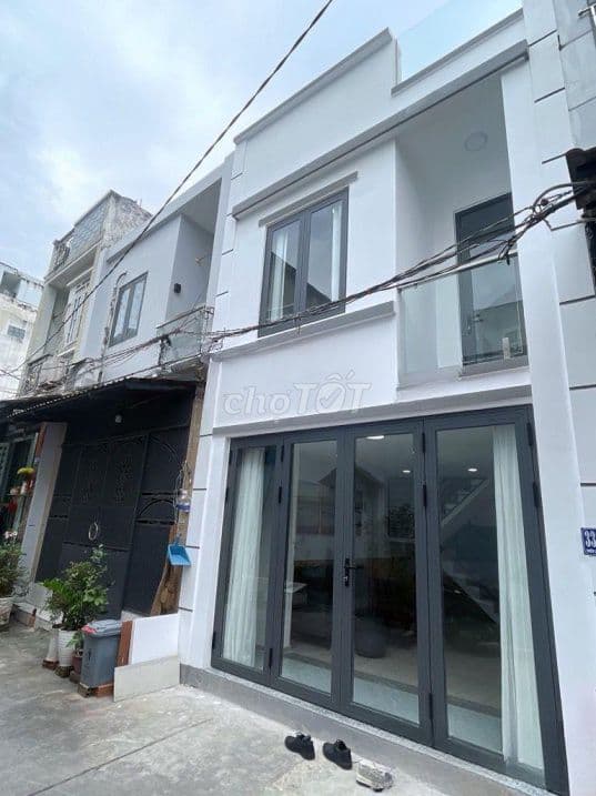 NHÀ MỚI HƯƠNG LỘ 2 FULL NỘI THẤT - HẺM Ô TÔ - 4X10 - 1 TRỆT 1 LẦU 3PN