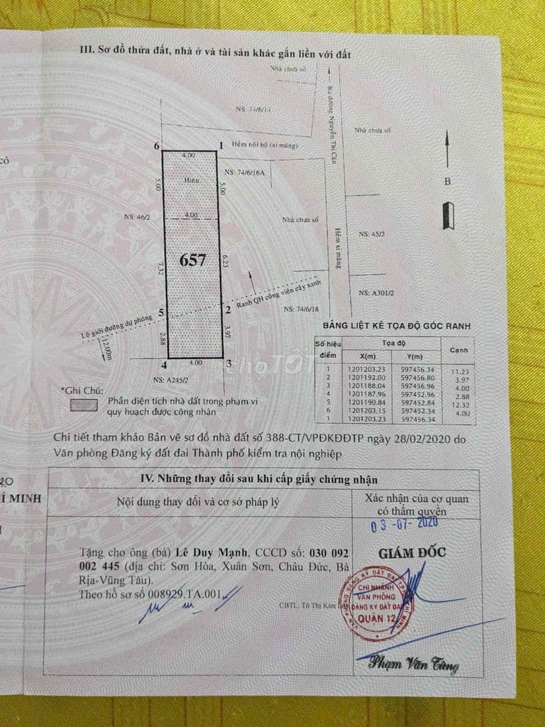 nhà sổ hồng riêng hoàn công 60m2 2t650 qh cây xanh - Ảnh 2
