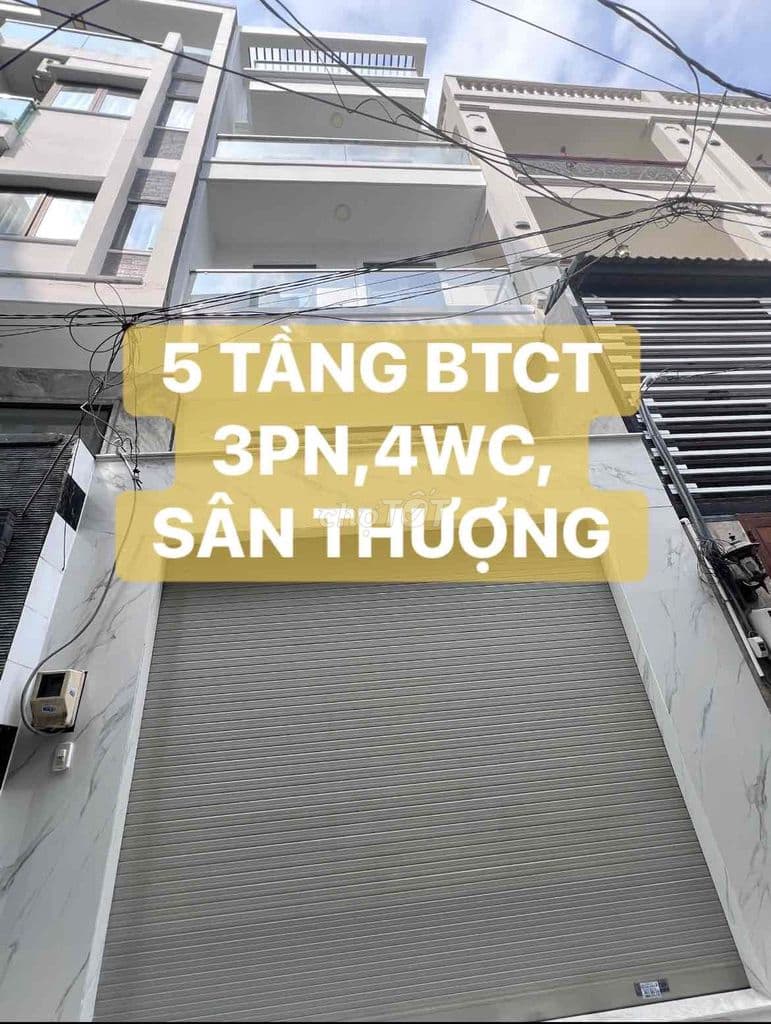Bán nhà Dương Quảng Hàm - 43m2 - gần ĐH Văn Lang - ô tô đổ cửa