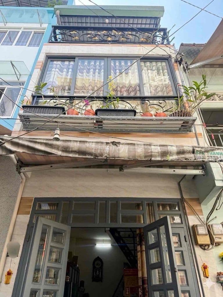 BÁN NHÀ 3 TẦNG - DT 4x6 - HẺM XE HƠI - NGUYỄN THƯỢNG HIỀN - BÌNH THANH - Ảnh 2