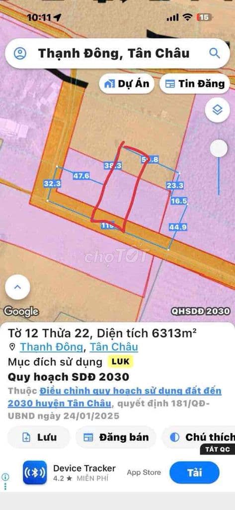 Đất tân châu , Tây Ninh