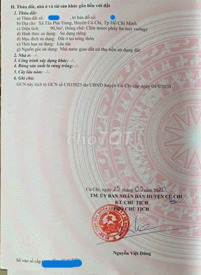 90m2 đất sát Vin Hóc Môn chỉ 1,27 tỷ, Ngay Tỉnh lộ 2 Tân Phú Trung - Ảnh 3