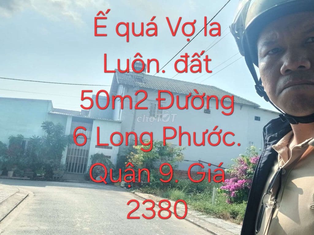 Đất 50m2 Hẻm 8m Đường 6 Long Phước. Quận 9
