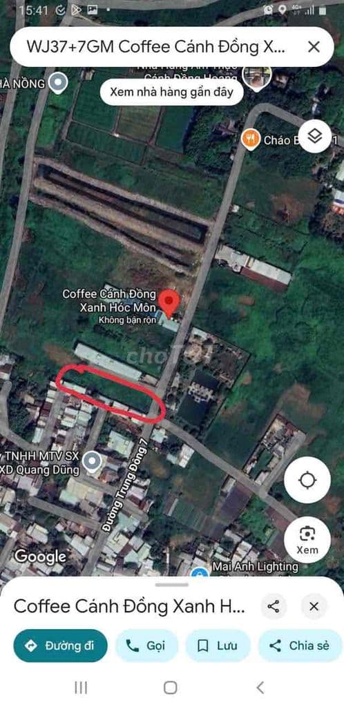 bán hoạc cho thue lô đất ngay khu cháo bầu, hóc môn - Ảnh 2