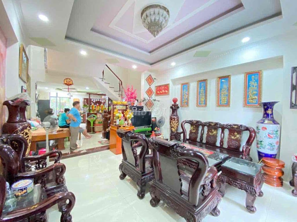 NHÀ ĐẸP MẶT TIỀN ĐƯỜNG 3 TẦNG NGANG 5M NỞ HẬU GẦN GA METRO - Ảnh 3