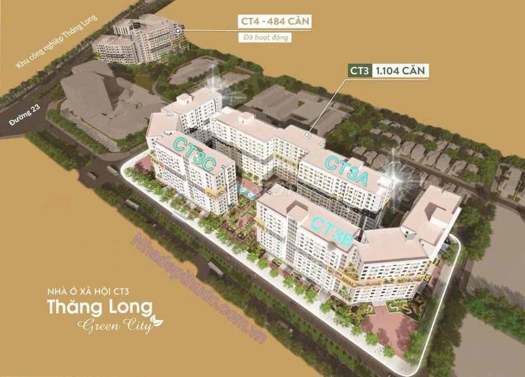 cần bán căn thương mại tầng 6 Chung cư Ct3 Kim Chung, Đông Anh