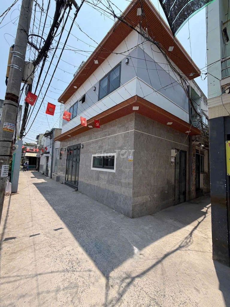 Căn Góc 2MT Hẻm 160 NVQ - Hẻm Thông Tiện KDMB