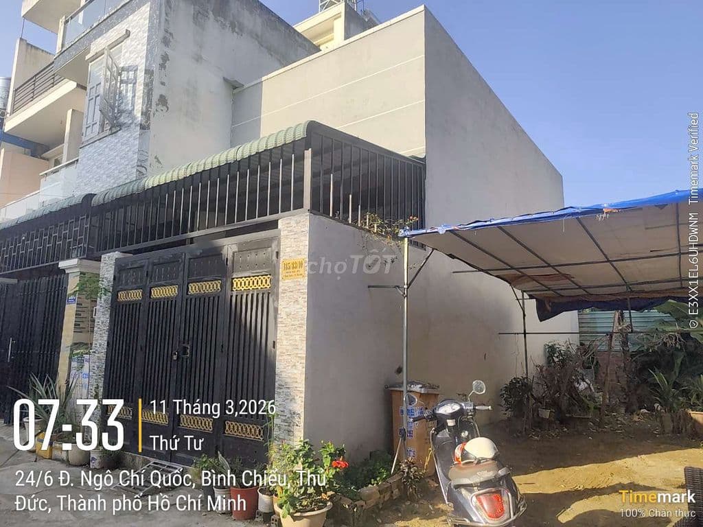 Cho thuê nhà 2 tầng , ngô chí quốc 51.6 m2 giá 6.5tr/ tháng-không tl - Ảnh 3