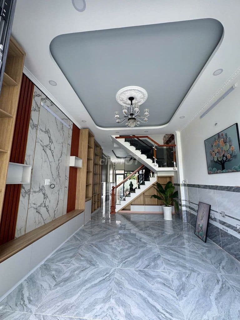 bán nhà SỔ HỒNG RIÊNG mới xây 1 trệt 1 lầu , thới tam thôn, hóc môn - Ảnh 3