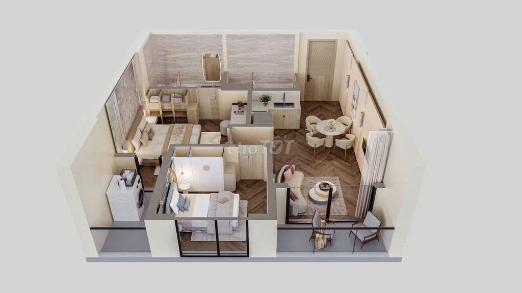 Căn 2PN 62m Rivea Hoàng Mai gần Minh khai view hồ 6,98 tỷ vốn 3 tỷ - Ảnh 2