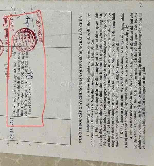 mặt tiền đuong Bến súc 6m x 60m ngộp - Ảnh 3