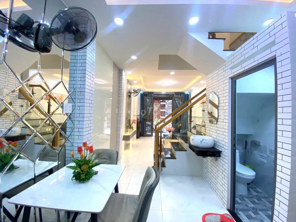 BÁN NHÀ MỚI HẺM 4M TÔ HIẾN THÀNH QUẬN 10 - 3 TẦNG 3PN - KHU YÊN TĨNH - Ảnh 2