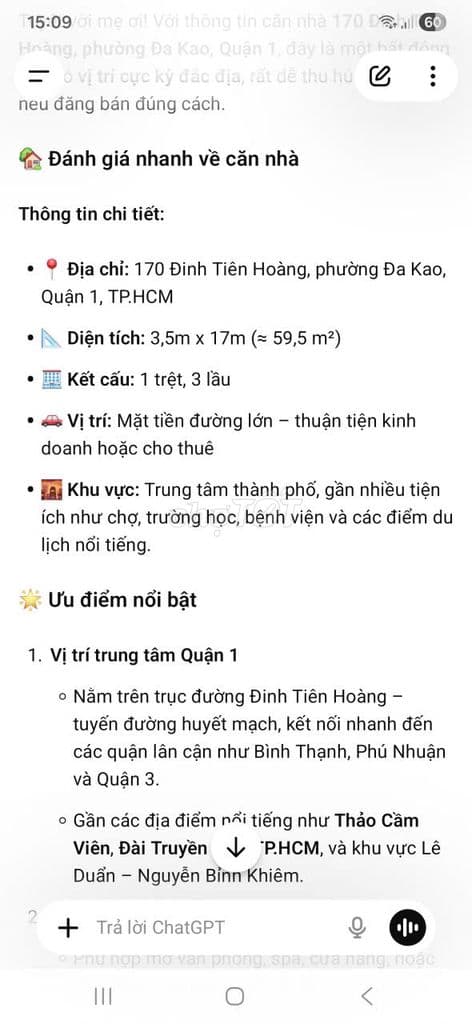 Bán nhà mặt tiền đường Đinh Tiên Hoàng, Quận 1 - Ảnh 3