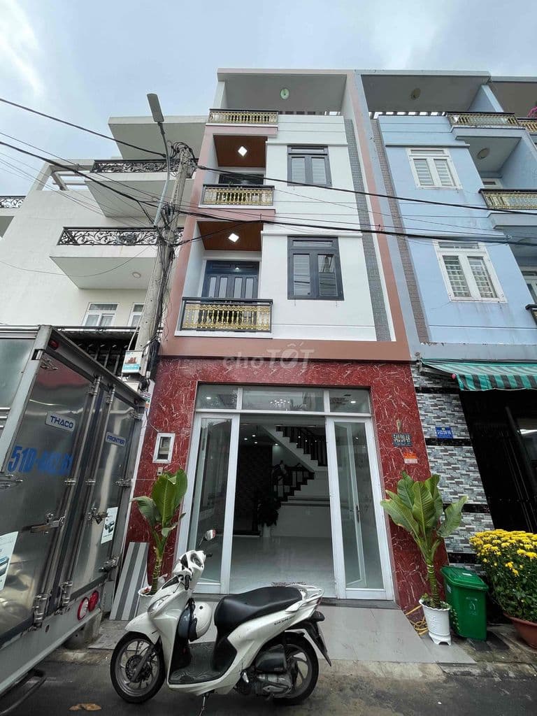 Nhà Phố 4,5m x 12m. 1/ Nguyễn Ảnh Thủ. Khu nhà lầu VIP. Hẻm 8m thông - Ảnh 2