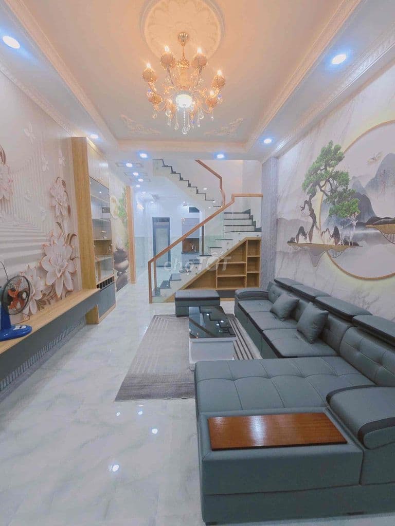 NHÀ MỚI LUNG LINH – 4 TẦNG – 4 PHÒNG NGỦ – HẺM XE TẢI –VỊ TRÍ CỰC ĐẸP - Ảnh 2