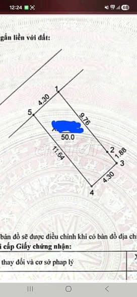 bán đất TĐC Việt Hưng Long Biên vị trí đẹp