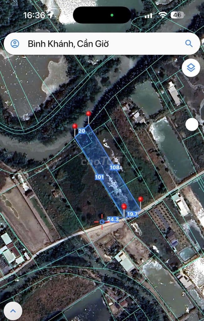 bán 1.974m đata mt đường oto và mt đường sông, 7 tỷ - Ảnh 3