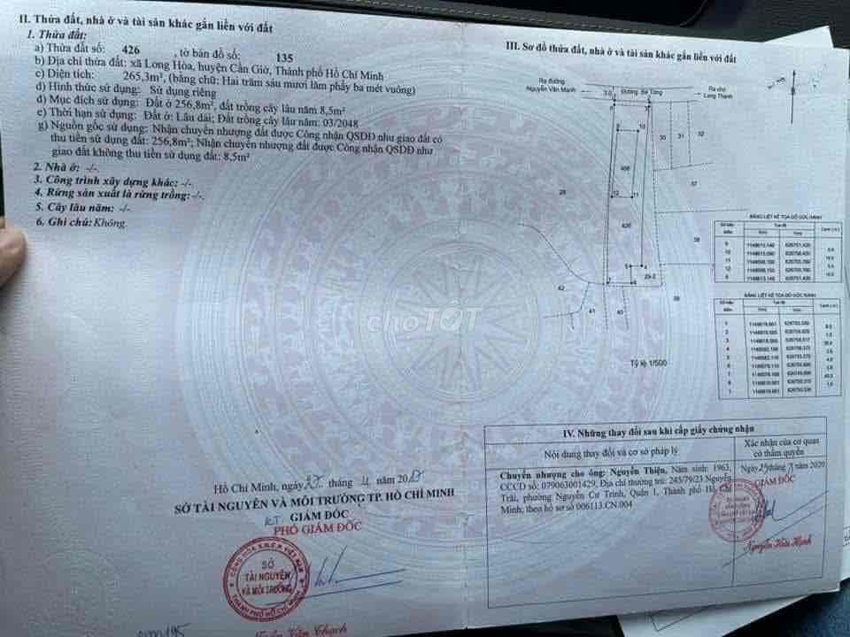 bán Gấp nhà Thổ Cư , cần giờ - Ảnh 3