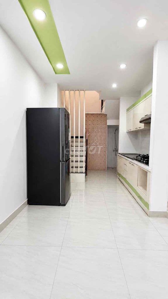 NGAY CƯ XÁ PHAN ĐĂNG LƯU Ô TÔ ĐỖ CỬA – HẺM THÔNG – 4 TẦNG BTCT CHỈ 6,6 - Ảnh 2