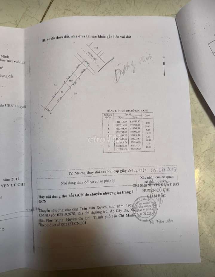 cần bán gấp đất đã có sổ riêng thổ cư đầy đủ - Ảnh 3