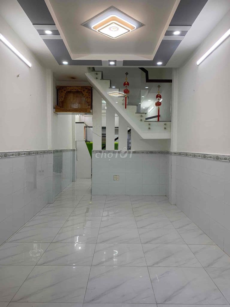 🟢 Nhà bán trệt,lầu-37m2(3,1 x 12,5)Hẻm Bông Sao- Ph T Hiển P5Q8- Shhc
