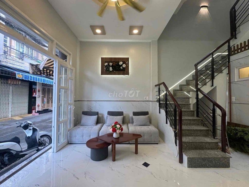 Nhà Đẹp Mai Xuân Thưởng 44 mét 4 Tầng Nội Thất Đầy Đủ