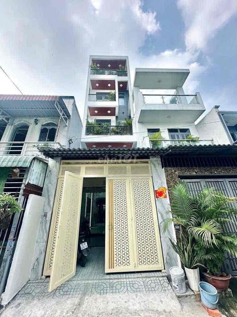 Siêu phẩm nhà 5 Tầng Đường BÙI VĂN NGỮ, 104m2, ngang 4mnở hậu, hẻm 6m